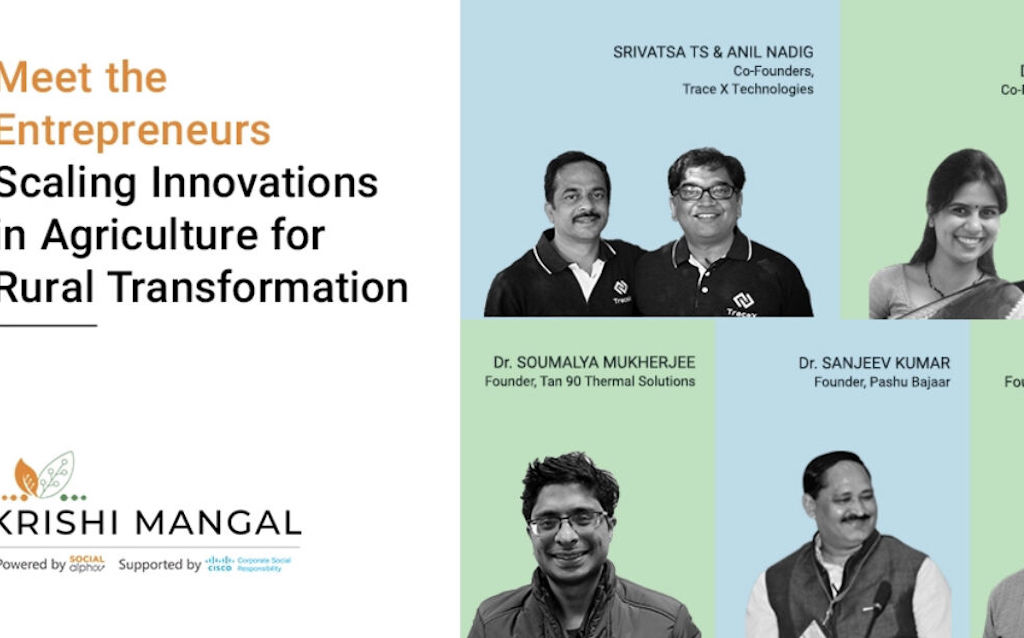 Cisco and Social Alpha: Putting a grant of Rs 2 crore behind five agritech startups