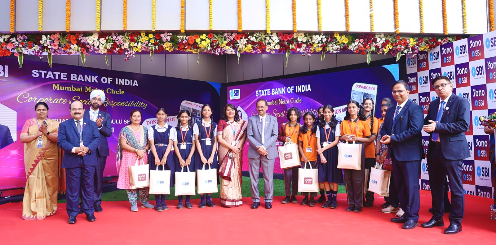 SBI donates Ambulance, Medical Equipment and Water Purifiers as part of CSR initiatives