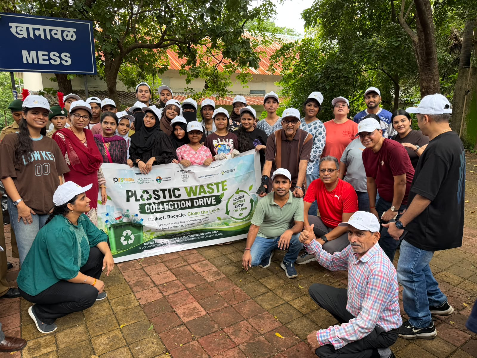 180 students collect 300 bags of legacy plastic waste in Mumbai